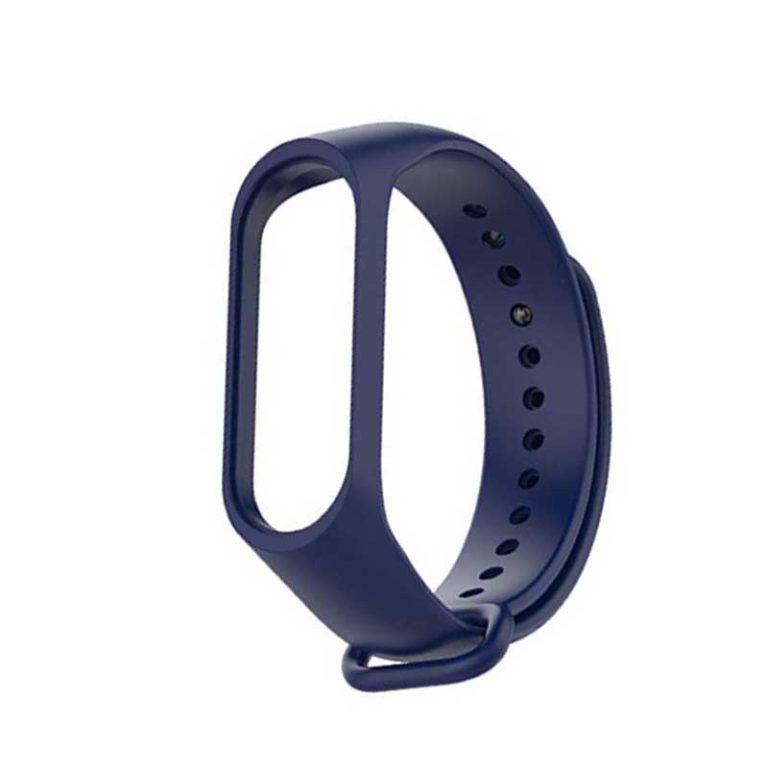 Xiaomi Mi Band 3/4 Silicone Strap - Blue - Penguin.com.bd